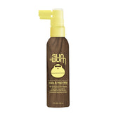 Sun Bum protector capilar SPF30, botella frontal para uso diario.