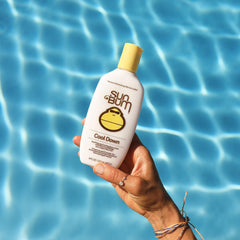 Sun Bum textura ligera, absorbe rápido para piel después del sol.