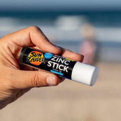 Sun Zapper Zinc Oxide Stick tamaño viaje: protección en cualquier bolso.