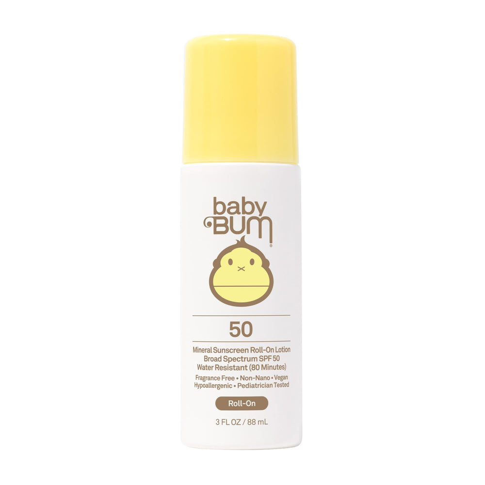 Sun Bum Baby SPF50 Mineral Roll-On: protección suave para piel sensible