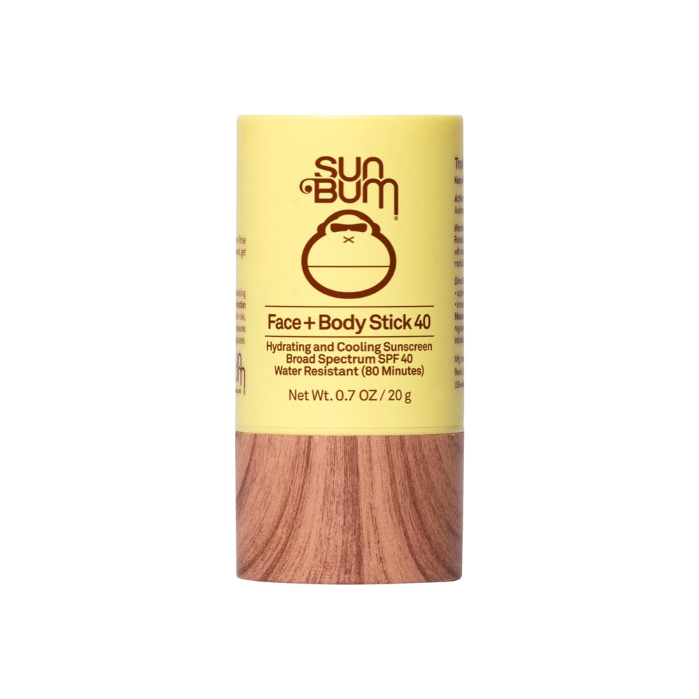 Sun Bum Stick rostro y cuerpo SPF 40 para protección rápida al aire libre