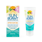 Sunburnt EMCW9 Aloe Vera: gel, botella transparente, alivio suave tras el sol.
