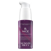 Sunday Riley B3 Nice serum bottle showing 10% niacinamide for even tone