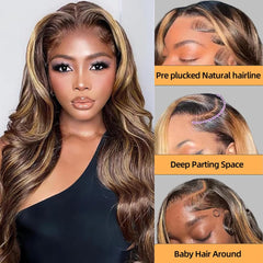 Sunelk finish on hairline close-up showing natural parting and blending