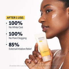 SUNGBOON EDITOR oil-free formula feels light and breathable on the skin
