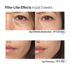 SUNGBoon Editor Deep Collagen Serum texture swirl demonstrates lightweight, fast-absorbing formula.