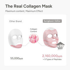 SUNGBOON EDITOR Peptides-nine-types closeup emphasizing collagen support and skin firmness.