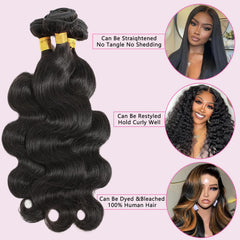 Sungirl Brazilian virgin weft showcases strong double machine weft durability.