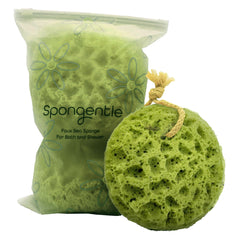 Sunlite Sports Spongentle: dos caras texturas para limpieza suave y exfoliación profunda.