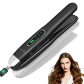 Sunmay cordless hair straightener in travel-compact view, ideal for on-the-go touch-ups.