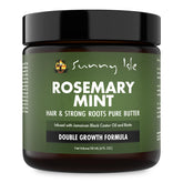 Sunny Isle Manteca Romero Menta: botella de cuatro onzas para cuidado diario del cabello.
