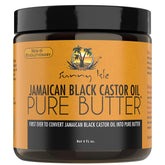 Sunny Isle Aceite de Ricino Negro Jamaicano, botella 4oz para hidratación profunda.