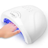 SUNUV UV LED nail lamp front view, compact salon-grade design for fast curing
