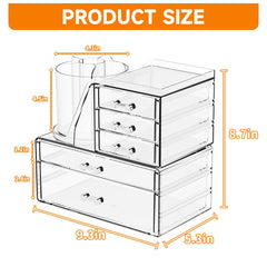 SuoXing skincare section with varied compartments for serums and moisturizers