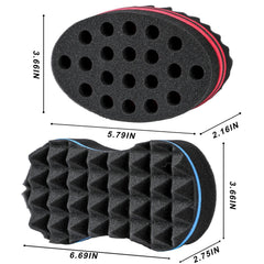 Supaze twist sponge wave side detail for defined texture.