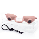 Super Sunnies EVO Flex goggles front view showcasing UV eye protection for tanning.