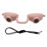 Super Sunnies EVO Flex peach eye protection for tanning sessions