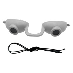 Super Sunnies EVO Flex UV eye protection with slim eye cups for tanning sessions