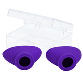 Super Sunnies Slim Flex UV eyeshield front view for tanning bed protection