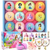 SUPERGFS princess surprise bath bombs reveal inside for imaginative bath time