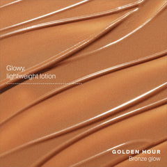Applying Glowscreen Golden Hour for a hydrated, radiant base before makeup.