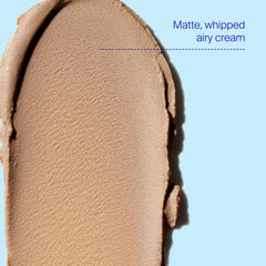 Supergoop! Mineral Mattescreen being applied to skin for a smooth, matte finish.