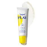 Supergoop PLAY Lip Balm SPF 30 mint packaging ready for on-the-go sun protection.
