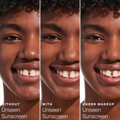 Supergoop! Unseen Sunscreen shown as a makeup-gripping primer