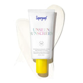 Supergoop! Unseen Sunscreen SPF 40 bottle offers invisible, weightless protection.