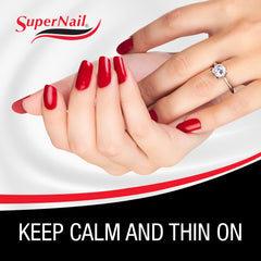 SuperNail Polish Thinner older-bottle-refresh demonstrates revived shades with a flawless finish.