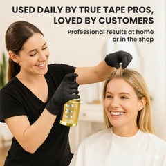 Applied on a wig base to loosen adhesives without damaging lace.
