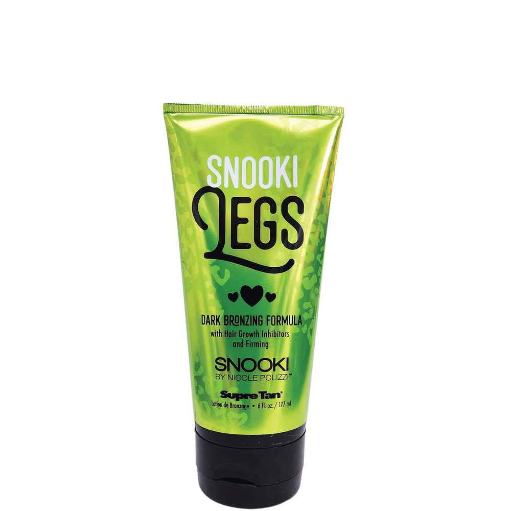 Supre Snooki bronceador para piernas Ultra Dorado ofrece color intenso y rápido.