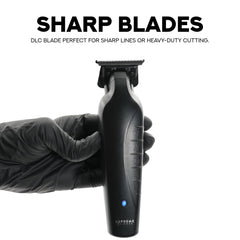Supreme Trimmer Vader ST3778 DLC T-Blade close-up for clean edges