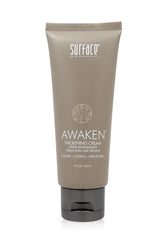 SURFACE Hair Awaken Thickening Cream bottle shown to add volume for fine hair