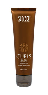 SURFACE Hair Curls Oil Gel bottle pour for defined, frizz-free curls