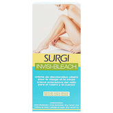 Surgiwax bleaching cream packaging for face and body, easy at-home use.