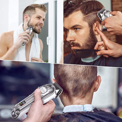 SURKER cordless clipper in action during a quick home haircut
