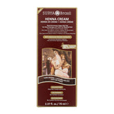 Surya Brasil Henna Cream Dark Brown box—cruelty-free color option with natural finish.
