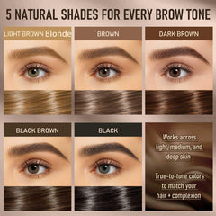 SUSIKEKI Brow Pen tonos universales para combinar con distintos cabellos.