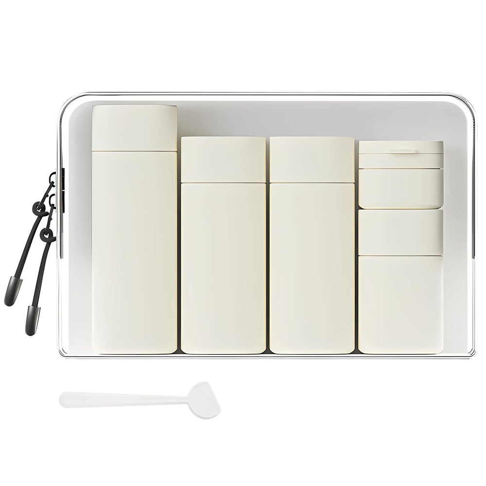 Suteng travel bottles 100ml set front view for organized packing.