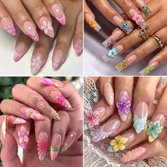 SUTOKAKA nail art mold for fast, effortless 3D flower results.