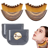 Sutrtcosg lymphatic drainage face brush highlights jawline contouring for a defined look.