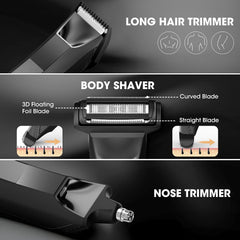 Suttik 5D floating head shaver demonstrates contour-friendly shave