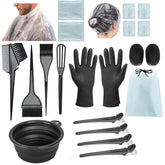 Svjetiq 21Pcs hair dye kit with bowl and brush for precise at-home color.