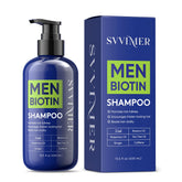 Svvimer champú crecimiento cabello biotina, botella principal para volumen