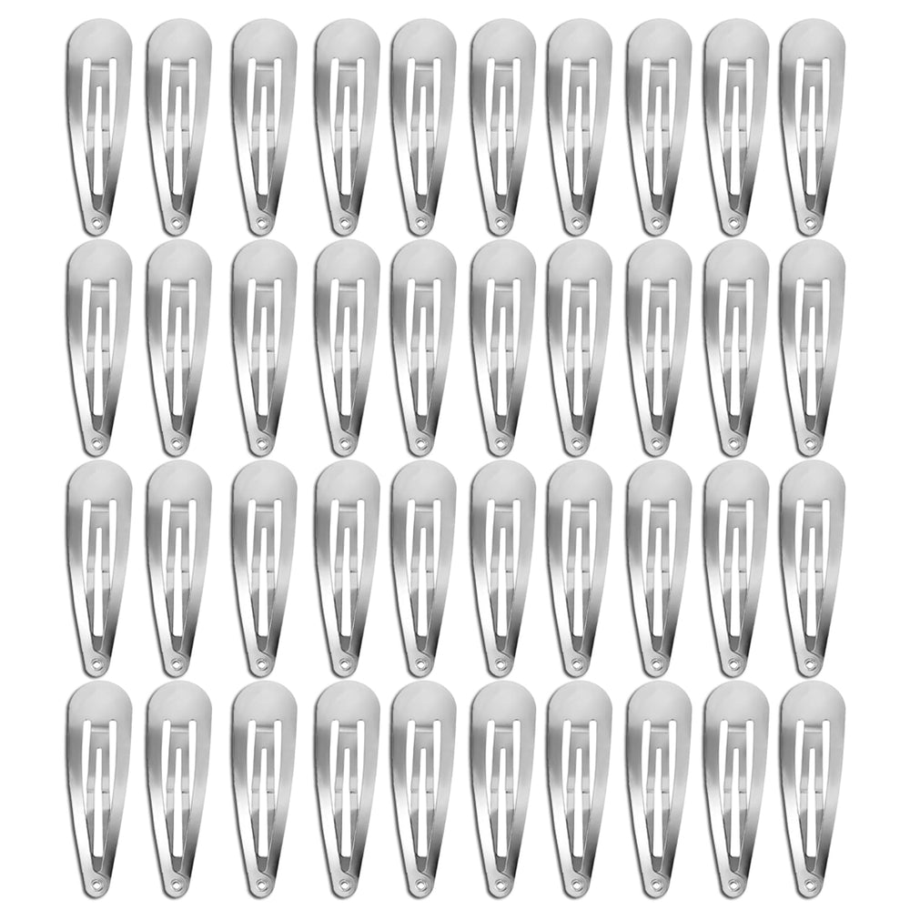 SWAIM broches pelo metal plata de 2 pulgadas, agarre seguro para cabello fino.