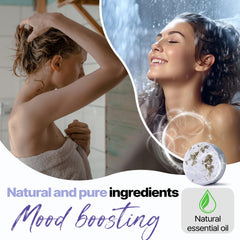 SWCANDY Shower Steamer Menta y Lavanda: mezcla suave para relajación nocturna