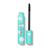Sweed Cloud Mascara bottle and wand showing buildable volume.