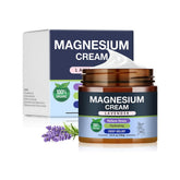 Sweet Sleep Magnesium Cream lavender bottle ready for bedtime routine for restful nights.