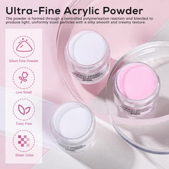 Sweet Trend 18-color carving powder set expands color options for nail art.